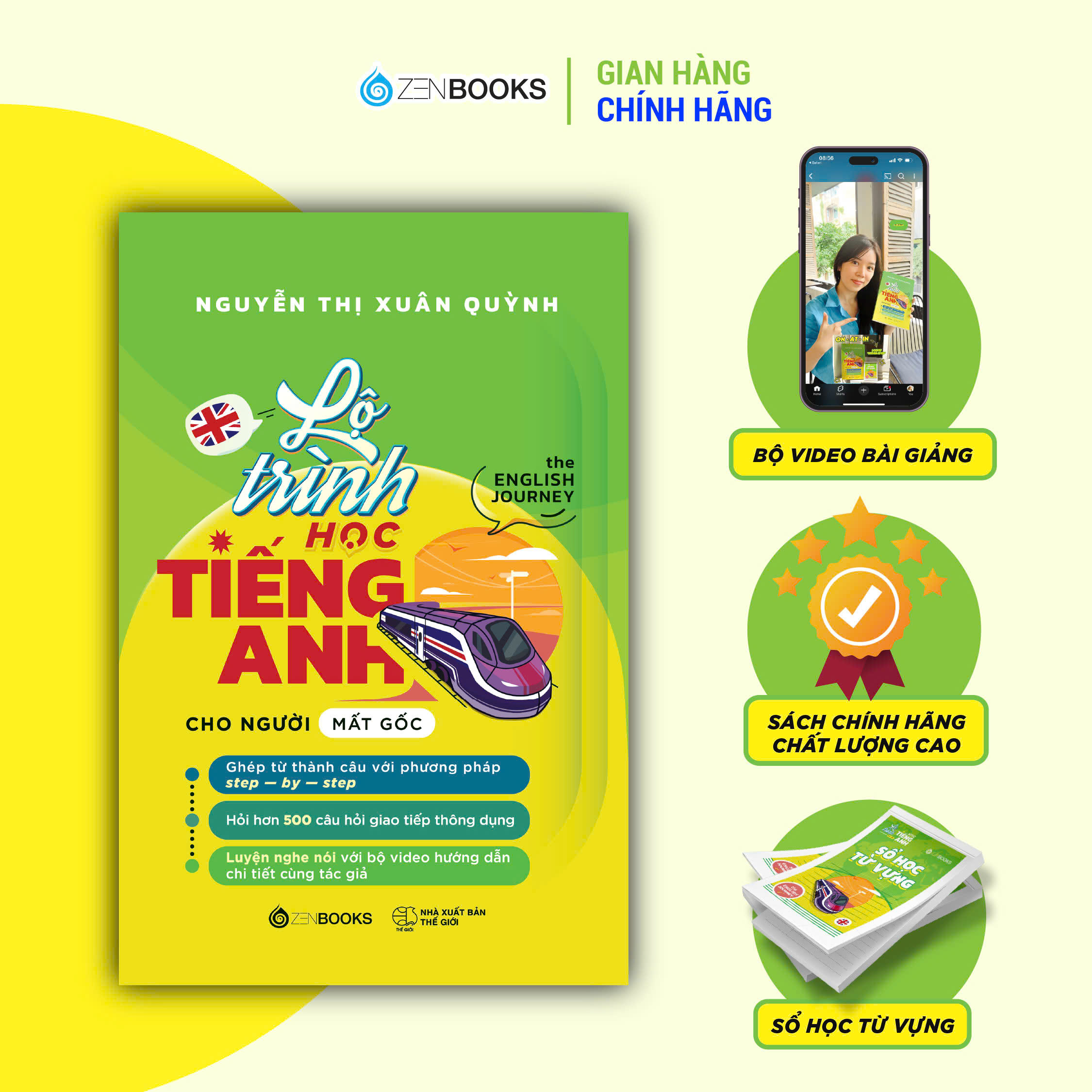 Sách - Lộ Trình Học Tiếng Anh Cho Người Mất Gốc (The English Journey) - Nguyễn Thị Xuân Quỳnh - ảnh 2