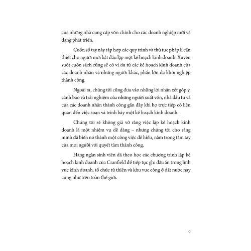 Sách -Sổ Tay Kế Hoạch Kinh Doanh - Chìa Khóa Để Khởi Nghiệp Thành Công