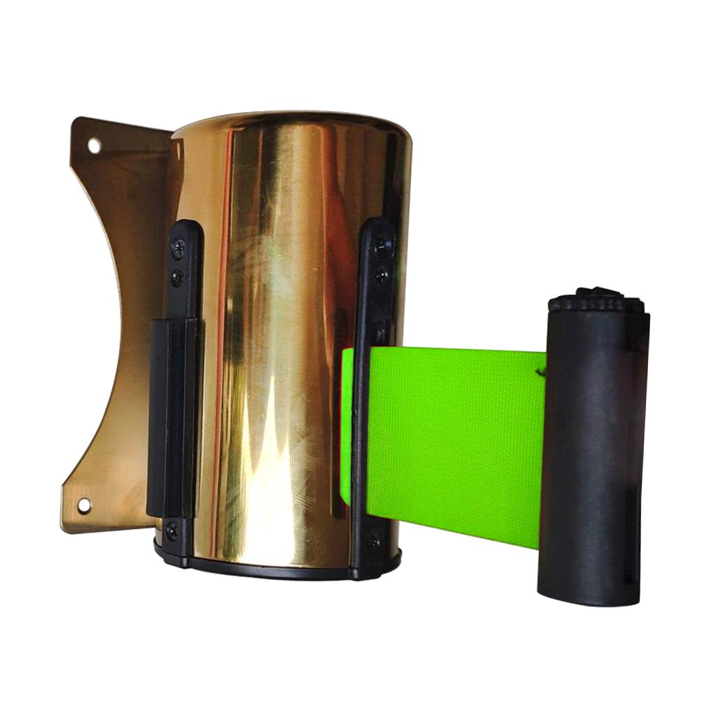 Stanchion Queue Barrier Có Thể Thu Vào Dây đeo Gắn Tường Với Phụ Kiện