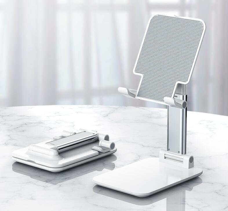 Adjustable Phone Holder Foldable Tablet Stand Mobile Phone Mount Compatible with All Smartphones