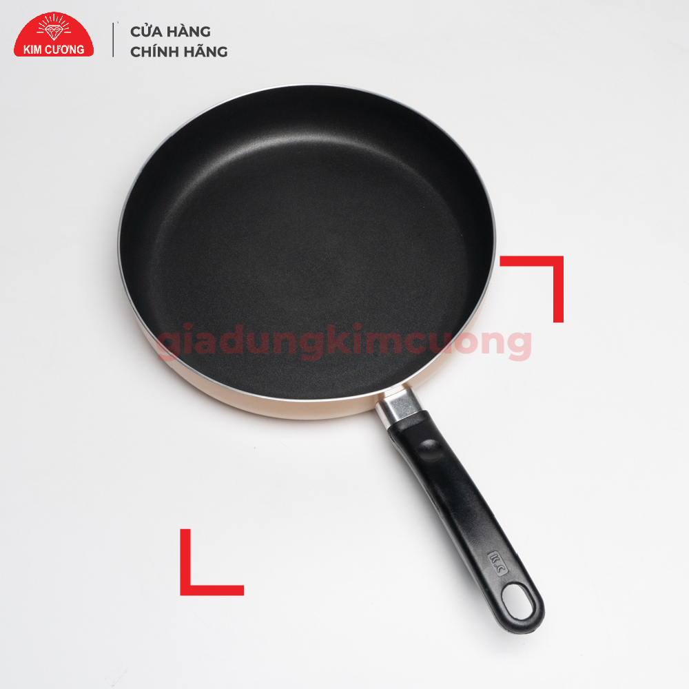 Chảo Từ Chống Dính Kim Cương - Size 26, 28 Cm - Hàng Chính Hãng