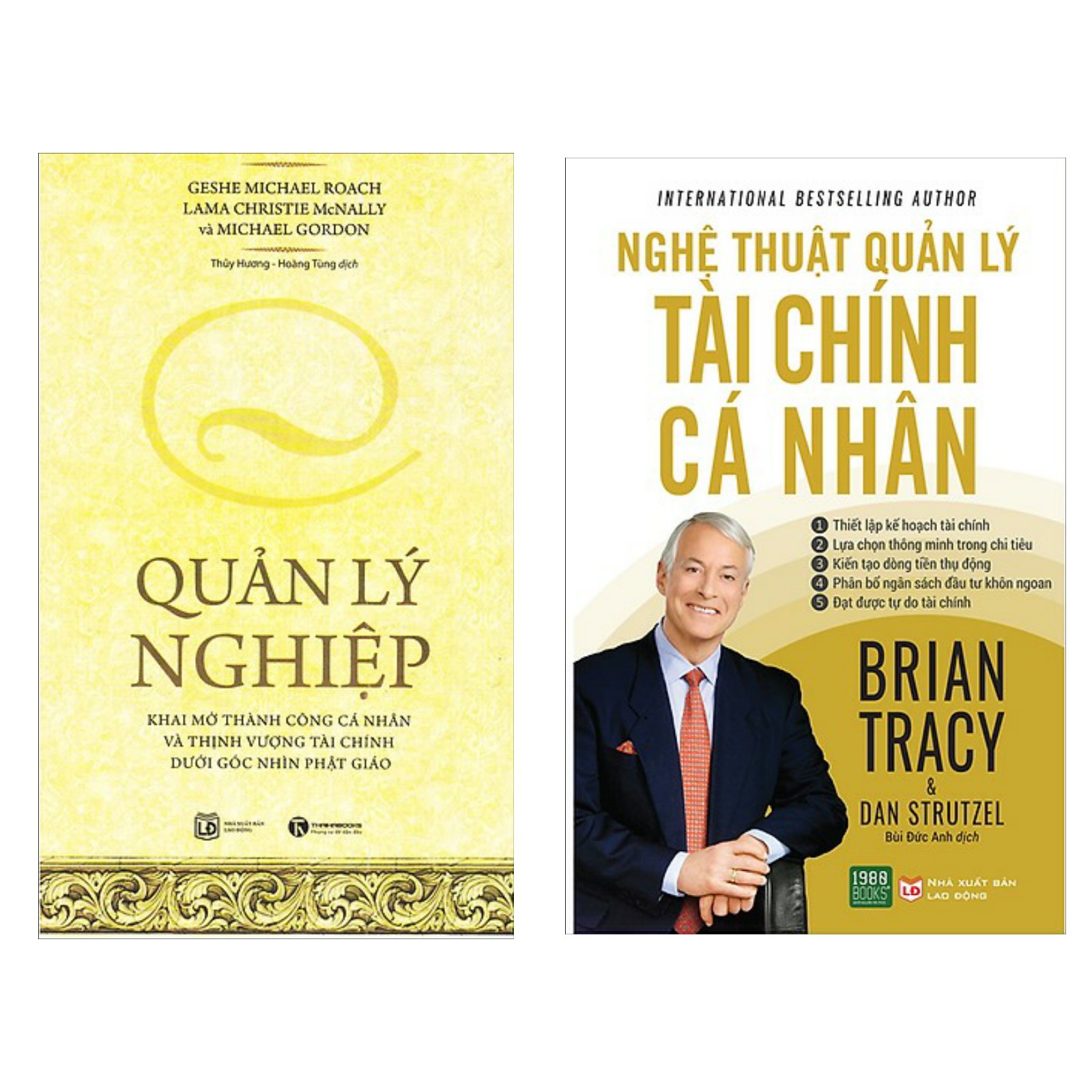 Combo 2 Cuốn Kỹ Năng Làm Việc Bán Chạy: Quản Lý Nghiệp - Khai Mở Thành Công Cá Nhân Và Thịnh Vượng Tài Chính Dưới Góc Nhìn Phật Gíao + Nghệ Thuật Quản Lý Tài Chính Cá Nhân