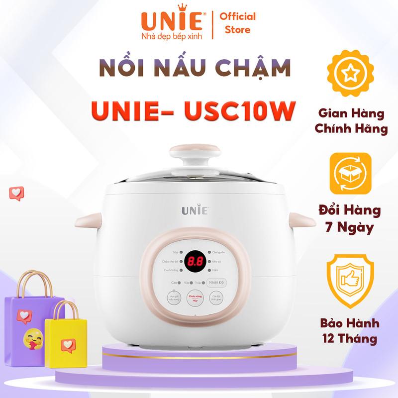 Nồi nấu chậm đa năng UNIE USC10W- 6 Chức năng nấu đa dạng, công suất 300W,dung tích 1L,bảo hành 12 tháng- Hàng chính hãng