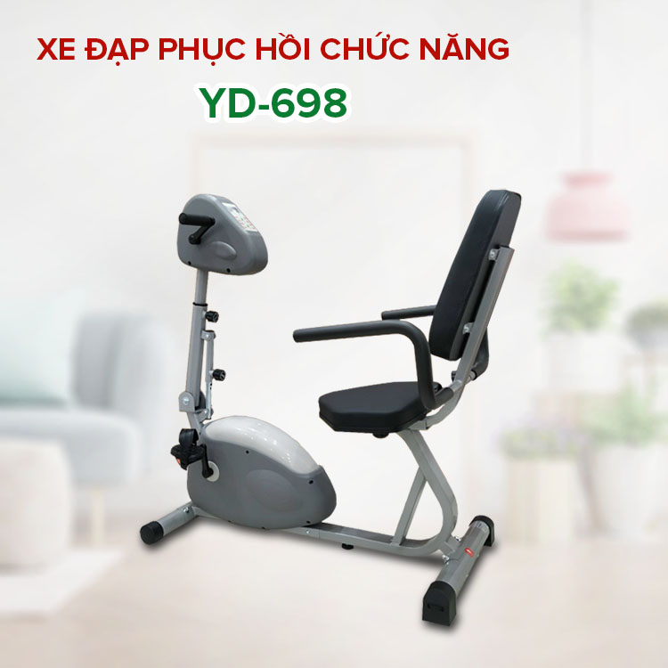 Xe đạp phục hồi chức năng chạy điện YD698 - Máy tập vật lý trị liệu cho người tai biến - xe đạp cho người già