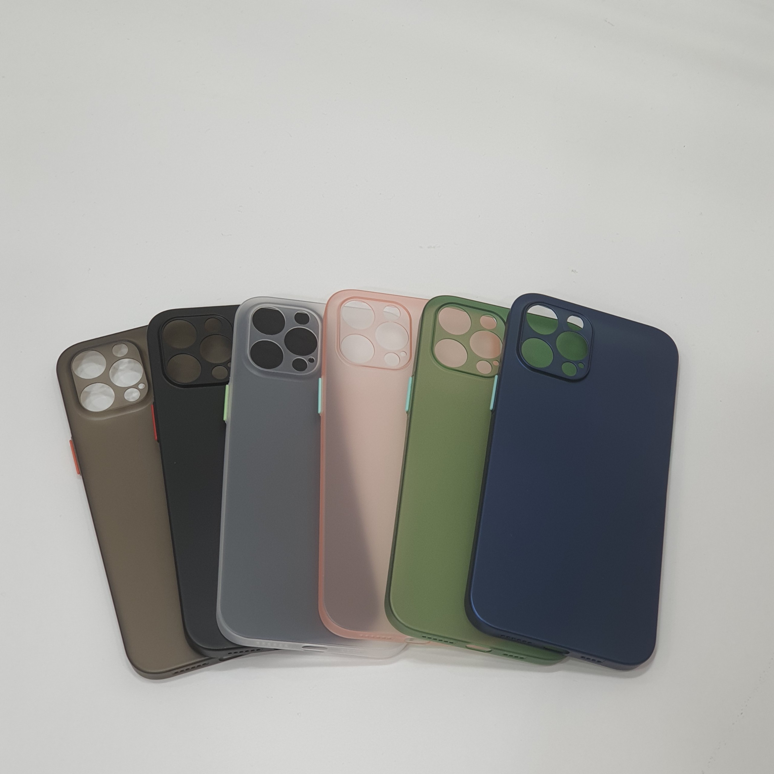 Ốp Lưng Cho iPhone 11, 11 Pro Max, 12, 12 Pro, 12 Pro Max - Trong Suốt Mờ Nhám, Chống Bụi, Chống Trày Xước, Mỏng Nhẹ (Nhiều Màu)
