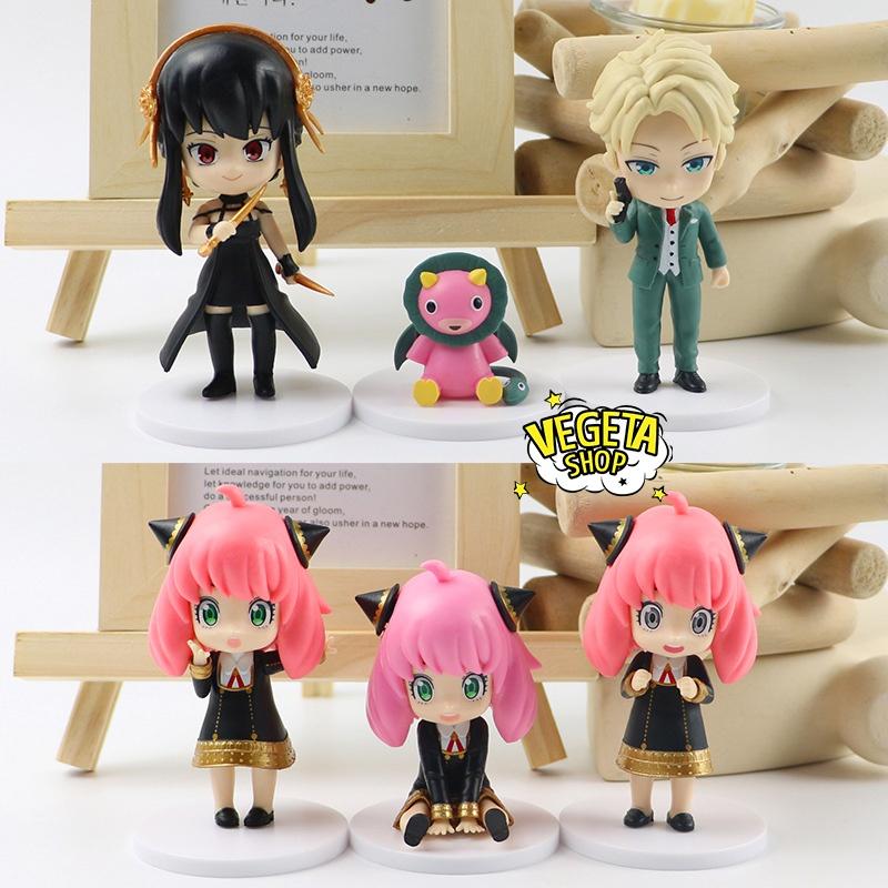 Mô hình Spy X Family Gia đình điệp viên Chibi Loid Forger Yor Forger Anya Forger Kimera - Mô hình Anya - Cao 6~12cm