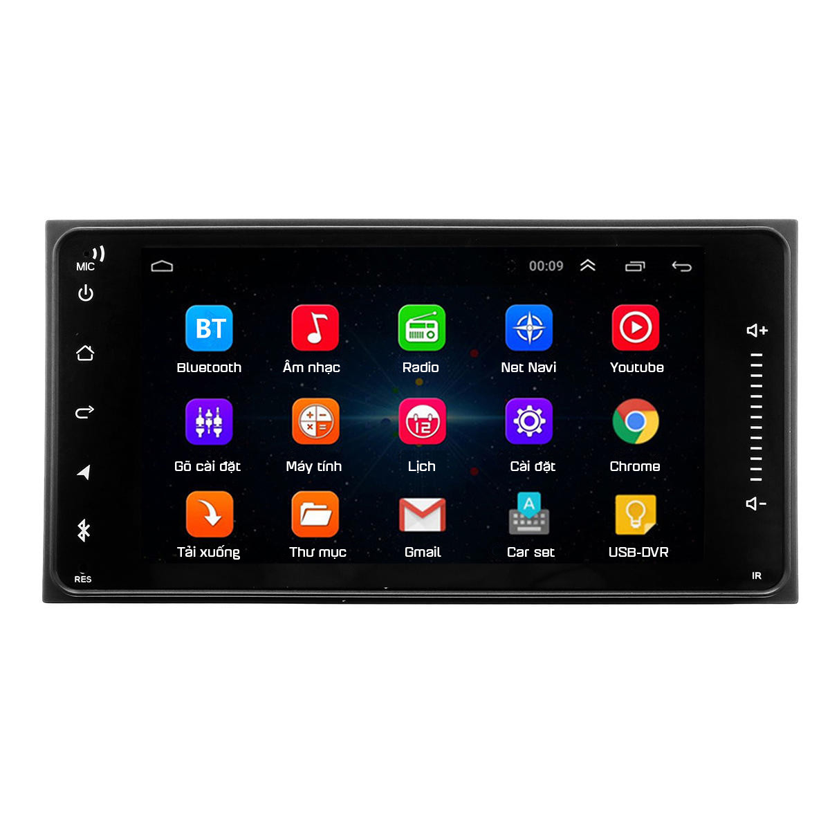 Màn Hình Android 8.1 Cảm Ứng 7 Inch Bluetooth GPS Wifi Dành Cho Xe Toyota (Hỗ Trợ Tiếng Việt)