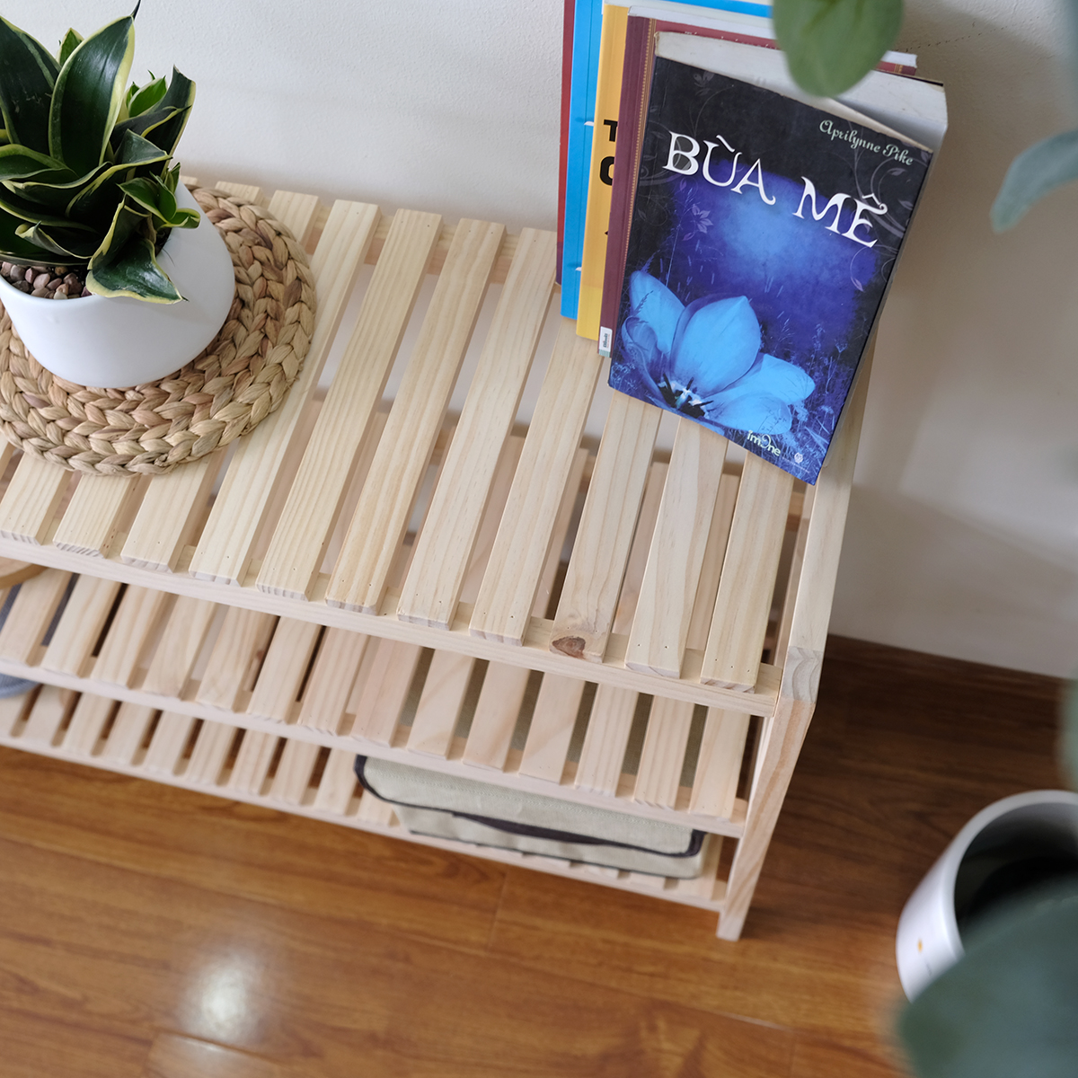 Kệ Đa Năng BEYOURs Bench 3FL Bằng Gỗ Kệ Sách Đựng Đồ Nội Thất Kiểu Hàn Lắp Ráp Phòng Khách, Phòng Ngủ - Gỗ Tự Nhiên