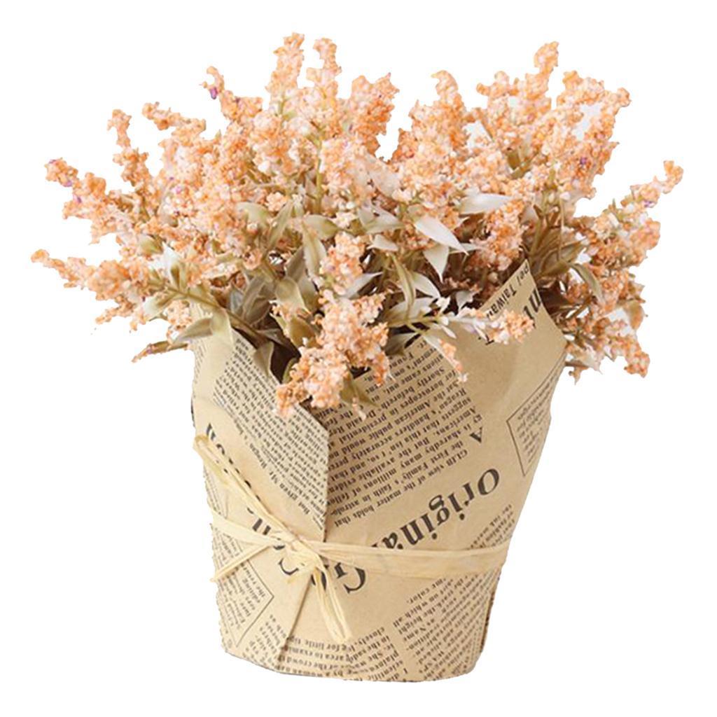 Artificial Lavender Gypsophila Home Decor Flower Fake Bouquet Pot Flower-02