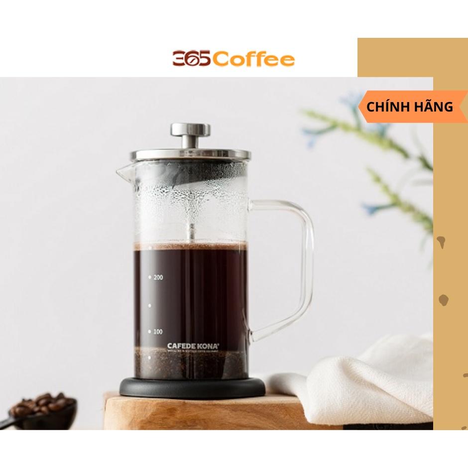 Bình French Press - Bình pha cà phê kiểu Pháp thủy tinh Cafede Kona – chính hãng