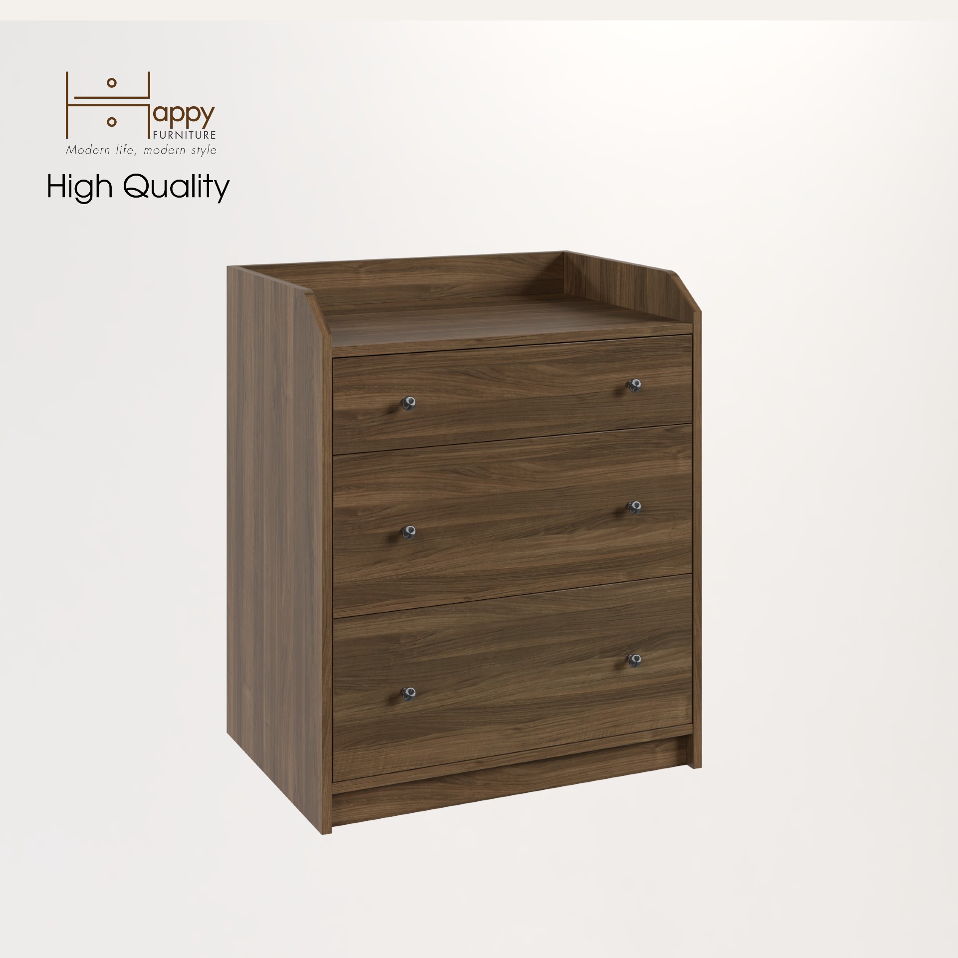 [Happy Home Furniture] CANA,  Tủ 3 tầng ,  70cm x 46cm x 84cm ( DxRxC), THK_008