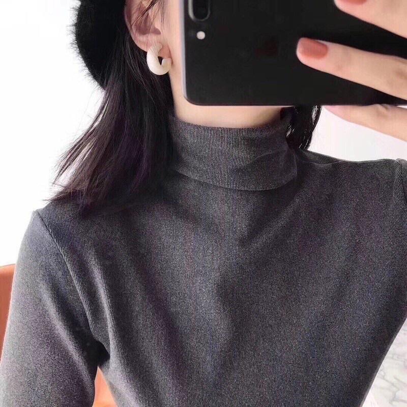 Áo Giữ Nhiệt Cổ Lọ Nữ Cao Cấp