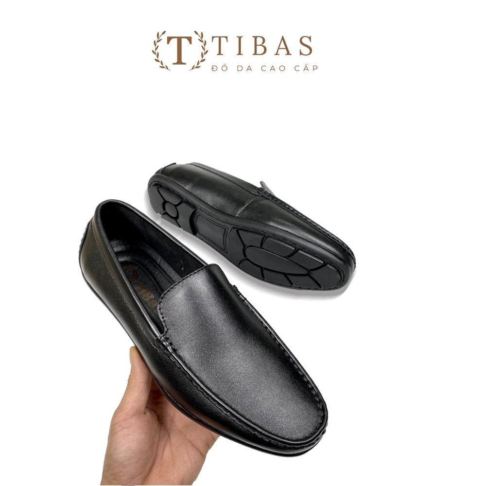 Giày Mọi Da Bò Nguyên Tấm TIBAS, Giày Da Nam Cao Cấp- 8902