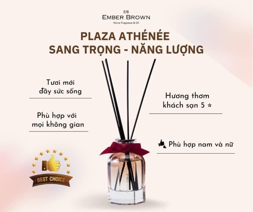 TINH DẦU NƯỚC HOA CAO CẤP EMBER BROWN - PHIÊN BẢN ĐẶC BIỆT BURGUNDY HƯƠNG PLAZA ATHÉNÉE
