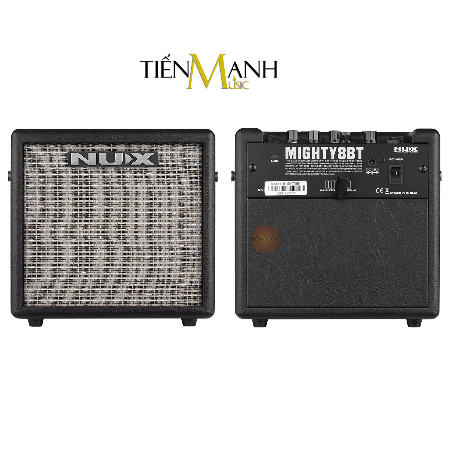 [Bluetooth] Amply Guitar Điện Nux Mighty 8BT MKII - Loa Ampli Di động Amplifier 8 BT MK2 Hàng Chính Hãng - Kèm Móng Gẩy DreamMaker