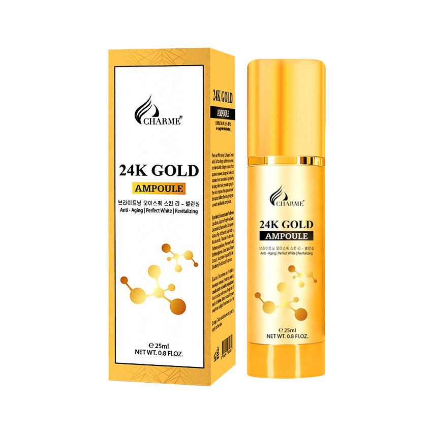 Serum Vàng 24K Charme 4D Hàn Quốc 30ml + Tặng kèm hoa tai ngọc trai cực xinh