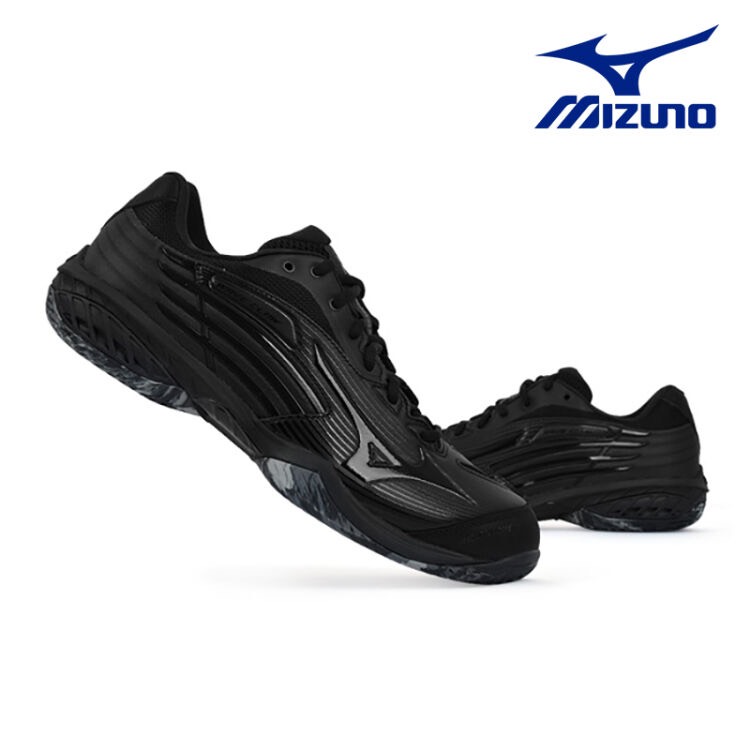 Giày cầu lông chính hãng Mizuno Wave Claw Pro 71GA220004 mẫu mới màu đen-tặng tất thể thao bendu