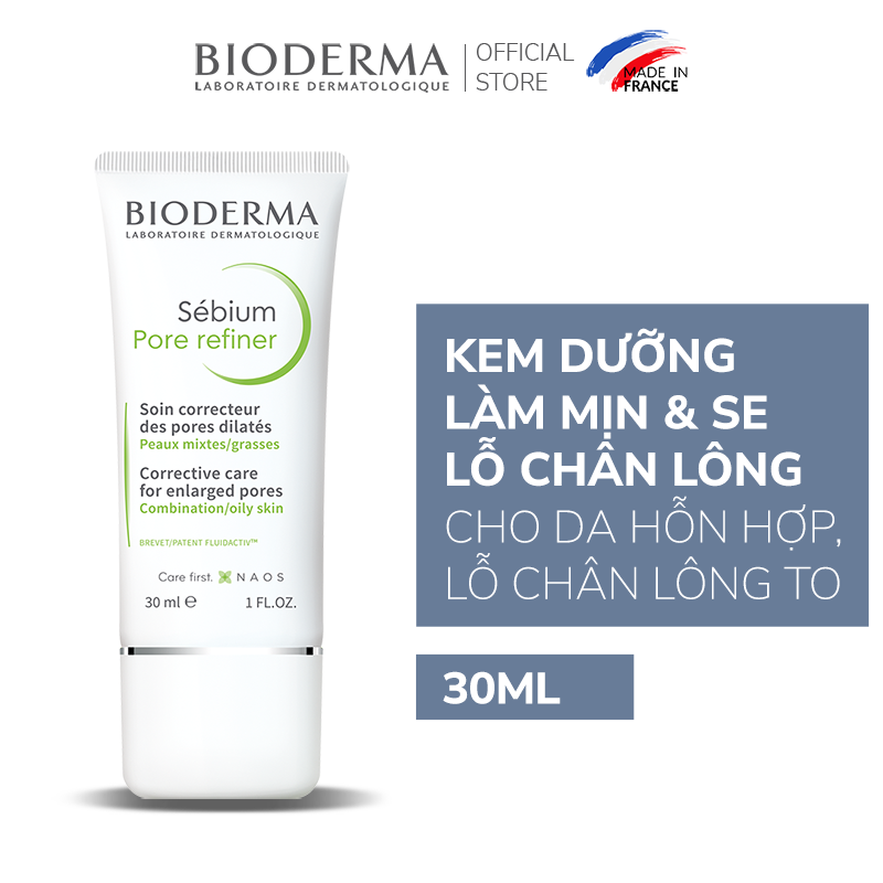 Kem Se Nhỏ Lỗ Chân Lông Bioderma Sebium Pore Refiner - 30ml