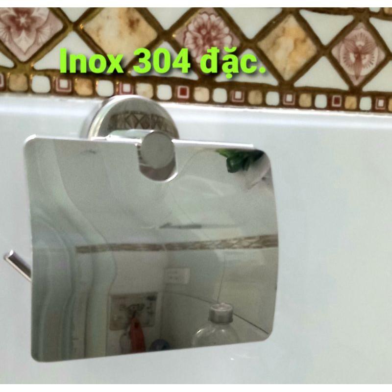 Nắp để giấy vệ sinh inox 304 đặc. rất cứng cáp và an toàn khi sử dung.