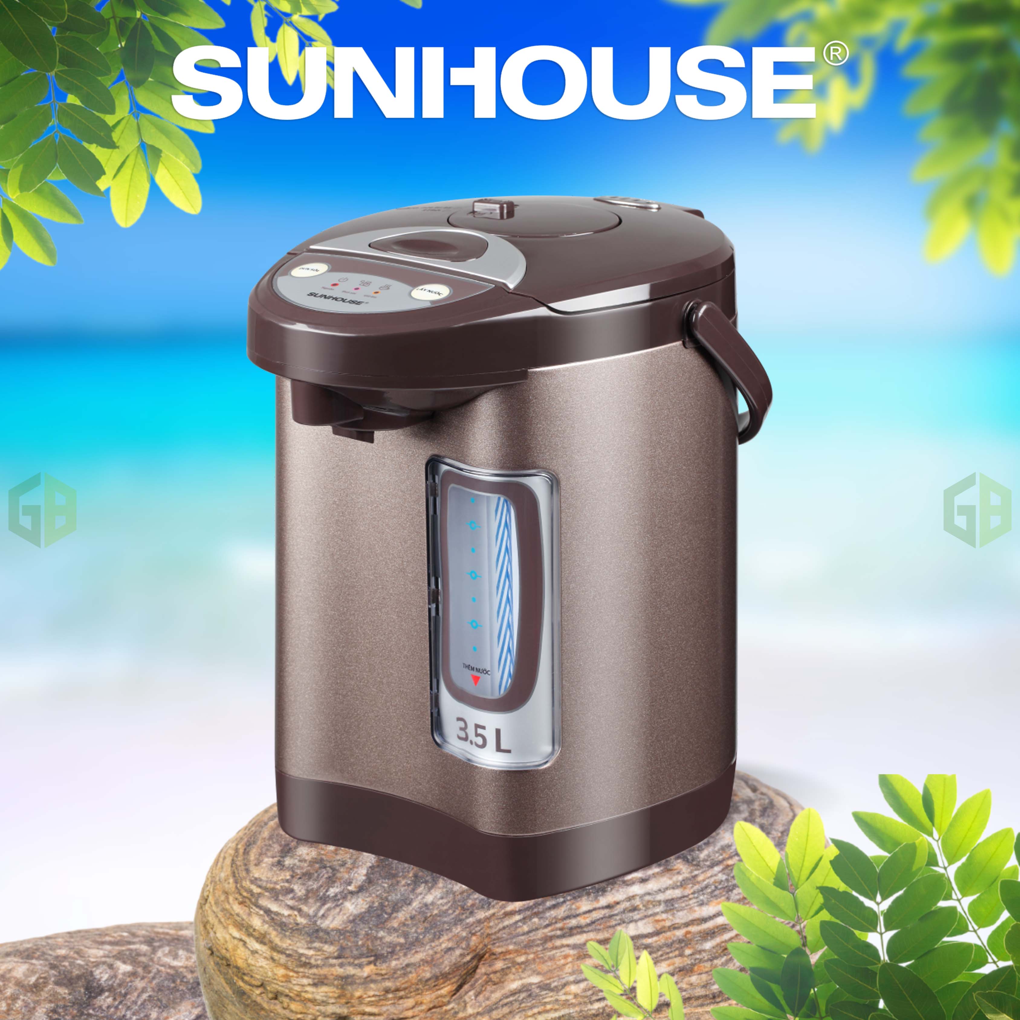 Bình thuỷ điện 3.5L SUNHOUSE SHD1535C - Hàng chính hãng