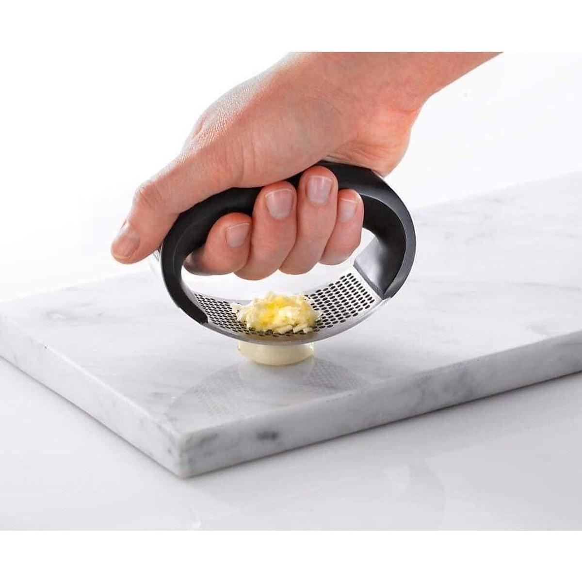 Dụng Cụ Nghiền Hành Tỏi, Tay Cầm Chống Trượt, Chất Liệu Thép Không Gỉ, An Toàn Cho Sức Khỏe, Nhập Đức