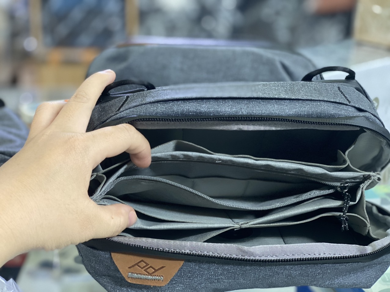 TÚI PEAK DESIGN TRAVEL TECH POUCH (2L) MÀU XÁM - HÀNG CHÍNH HÃNG