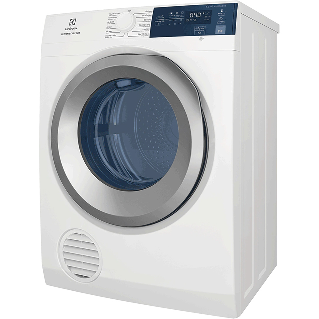 Hình ảnh Máy sấy quần áo Electrolux 8.5 kg EDS854J3WB Trắng - Hàng chính hãng [Giao HCM/HN]