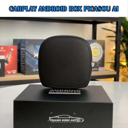 Bộ chuyển đổi Carplay PICASOU AI Cắm Sim 4G - Biến Màn nguyên bản ô tô Thành Màn Hình Android - Ram 4G,Rom 64GB