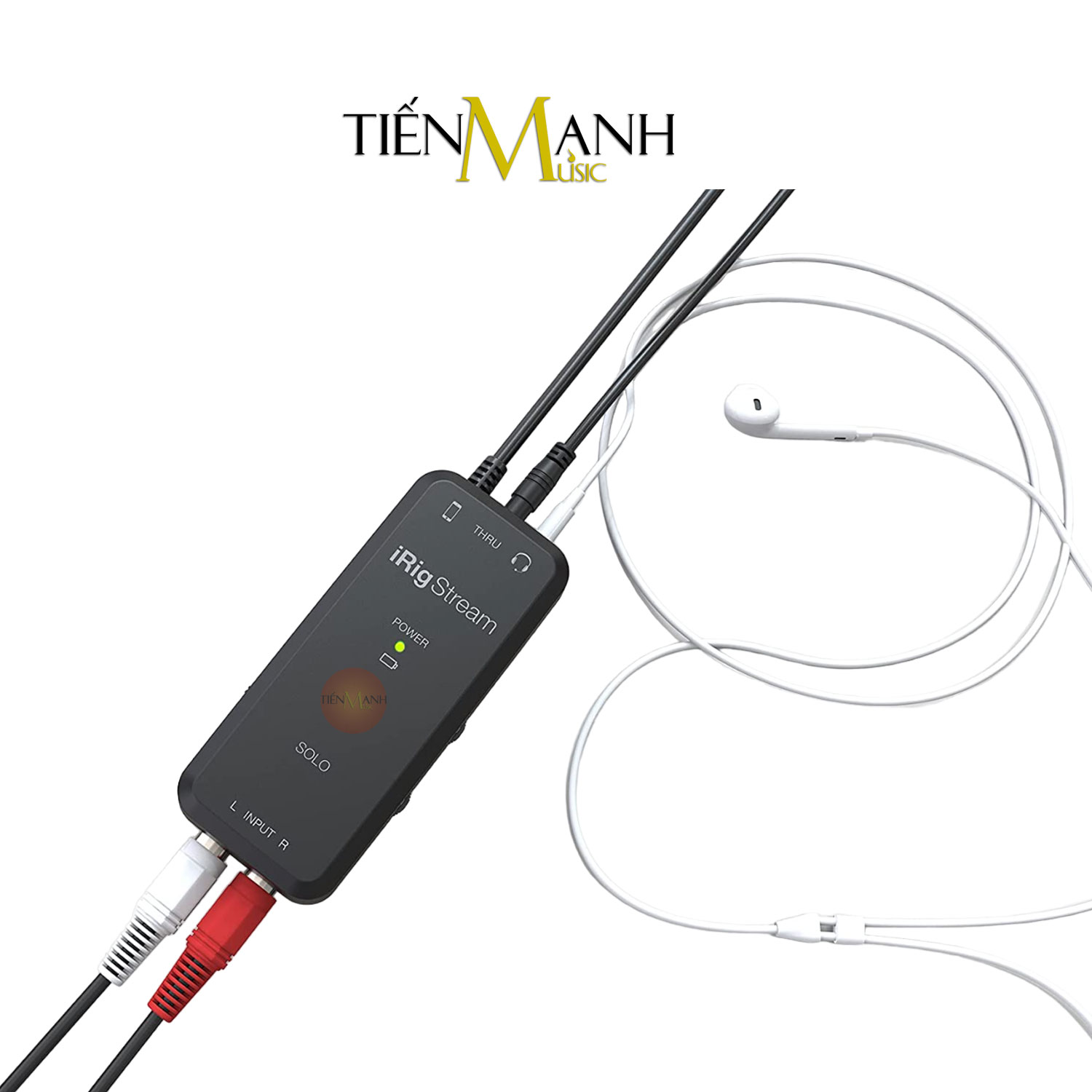 Soundcard Thu Âm LiveStream IK Multimedia iRig Stream Solo Mono - Box Live Hàng Chính Hãng