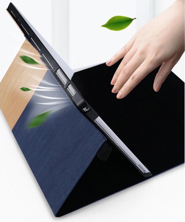 Set bao da chống sốc cho Microsoft Surface Pro 4, 5, 6 kèm ví đựng sạc, chuột