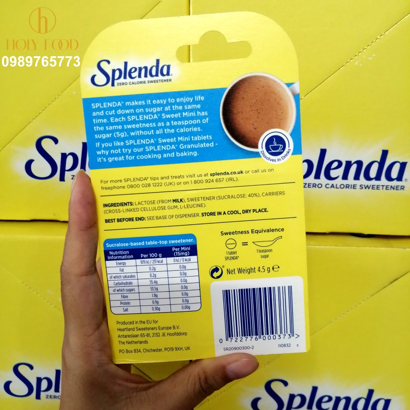 Đường ăn kiêng dạng viên Splenda 300s