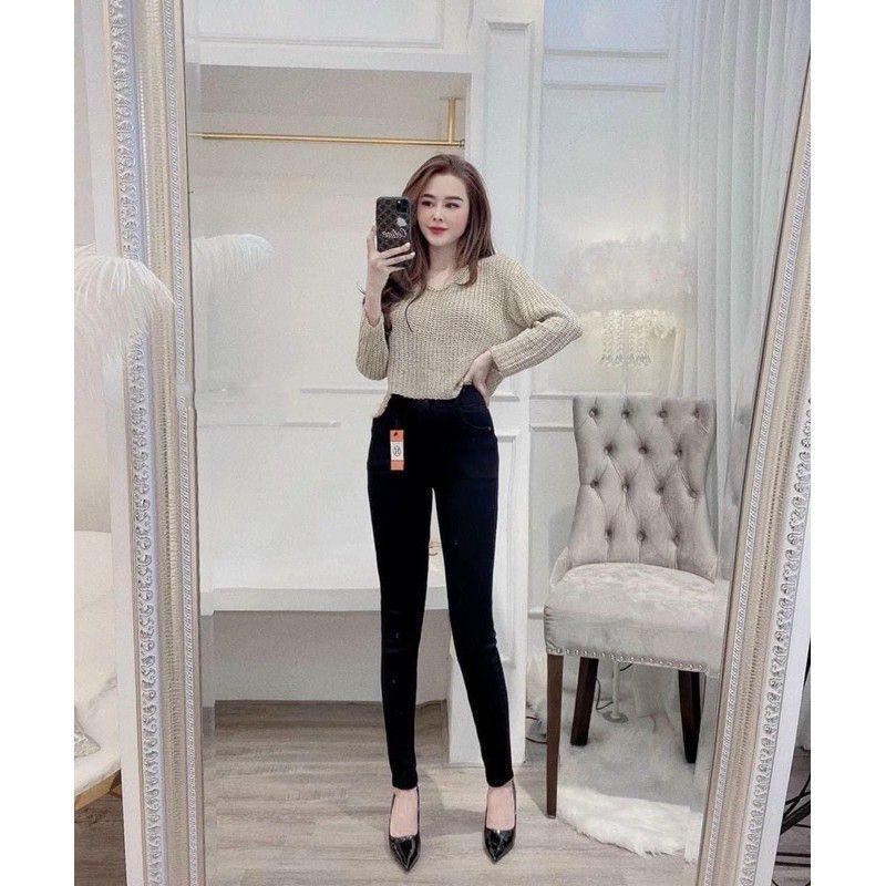 Quần legging nữ umi hàn - Quần tregging cạp cao