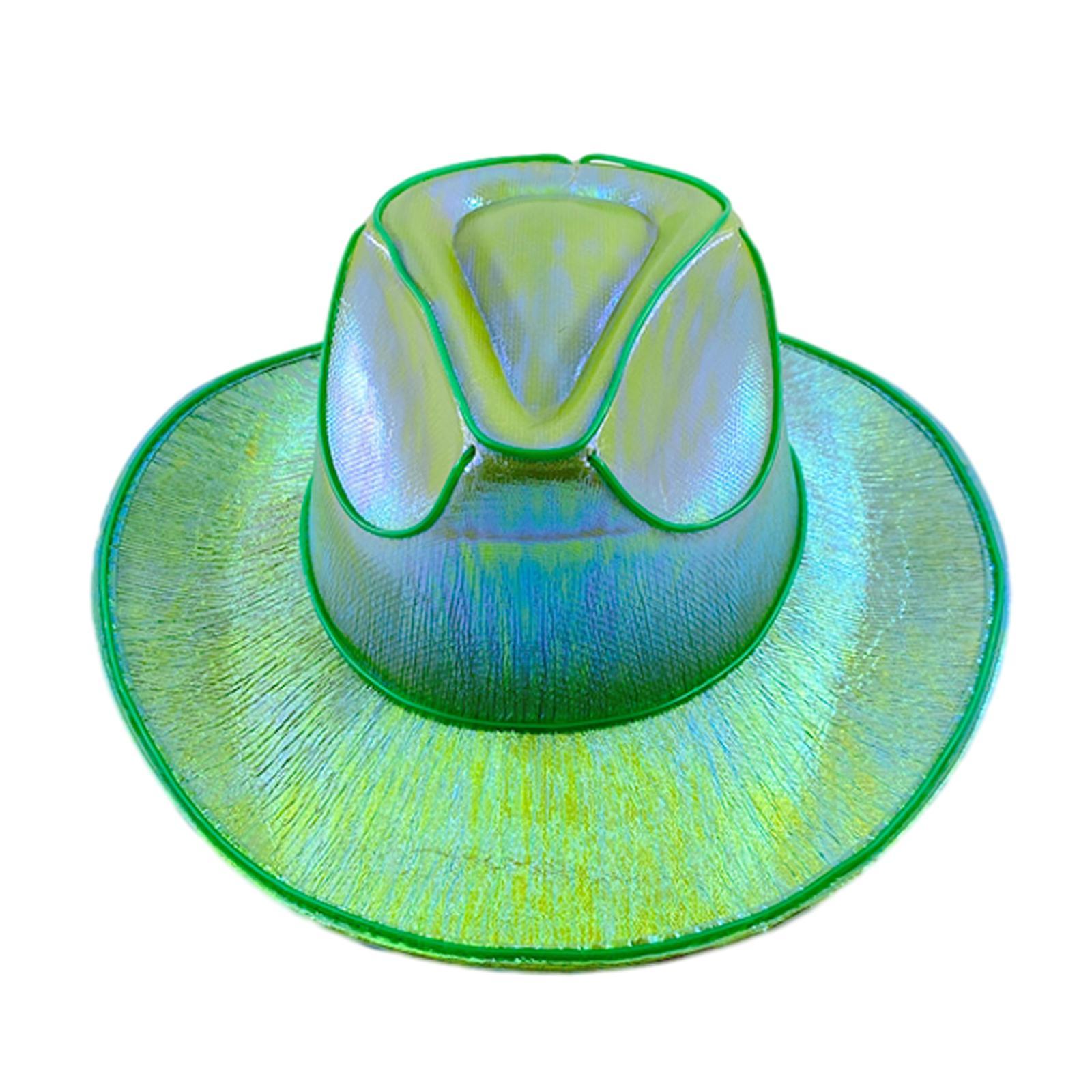 Cowgirl Hat LED Cowboy Hat Hat Fancy Dress Western Cowboy Hat Light up Cowboy Hat for Halloween Bridesmaid Bridal Holiday