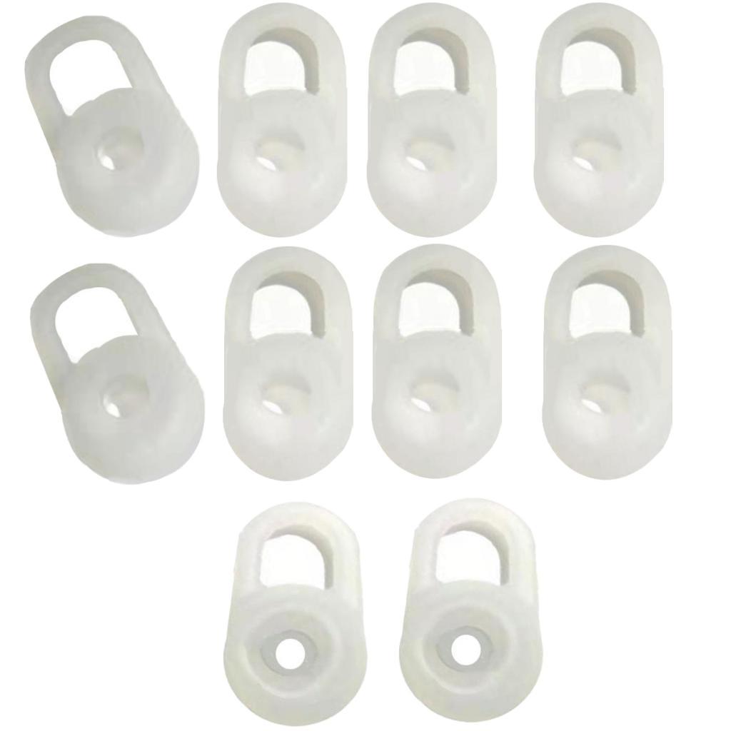 10 Pieces Soft Silicone Eargel Earbud Waterproof Eartips Replacement