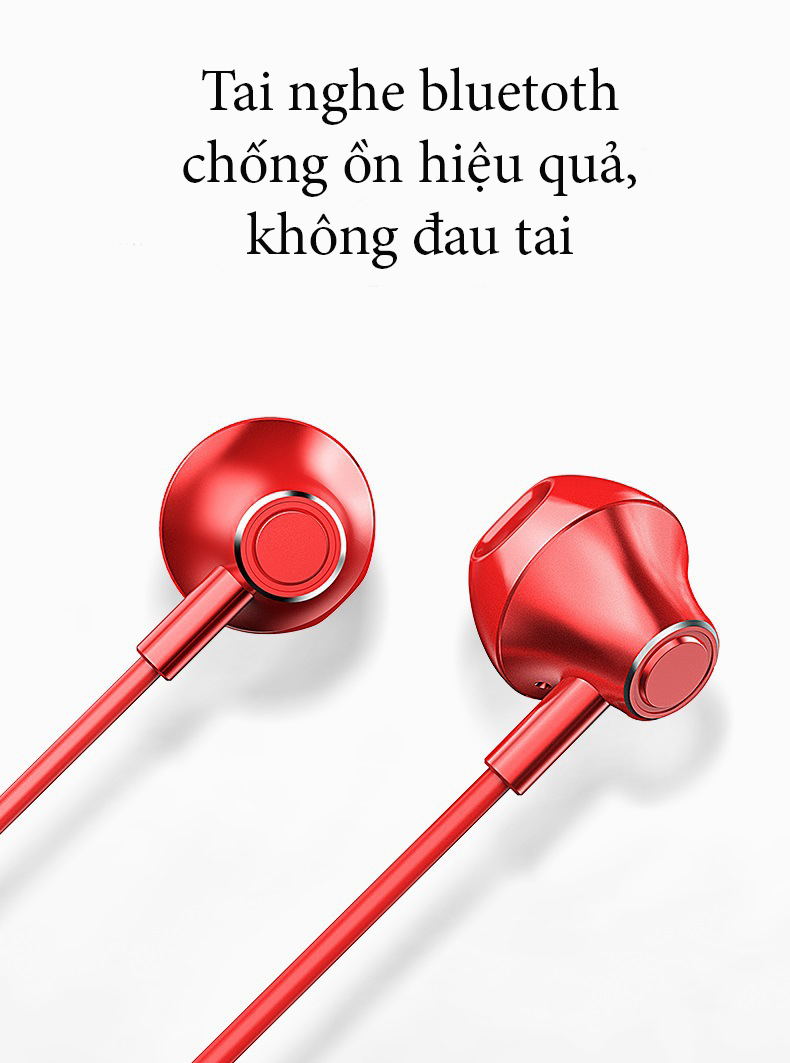 Tai Nghe Bluetooth 5.0 Sport Earphone Tai nghe nhét tai không dây quàng cổ thể thao chống thấm nước