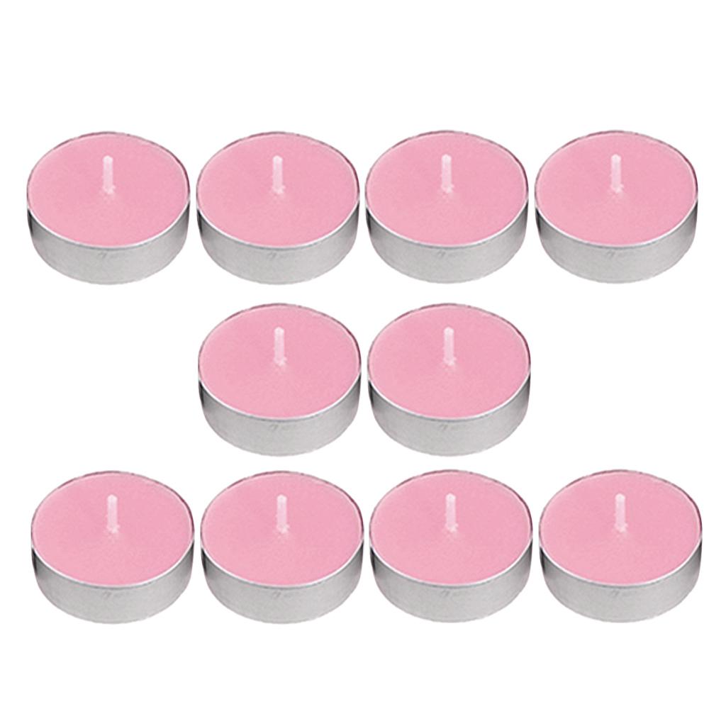 10 Chiếc Nến Tròn Không Khói Cho Bữa Tiệc Sinh Nhật 3,5x1cm