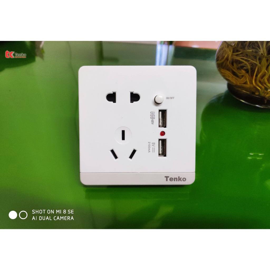 Ổ cắm Điện Đa Năng Tích Hợp 2 Cổng USB Cao Cấp TK-TT-A-48