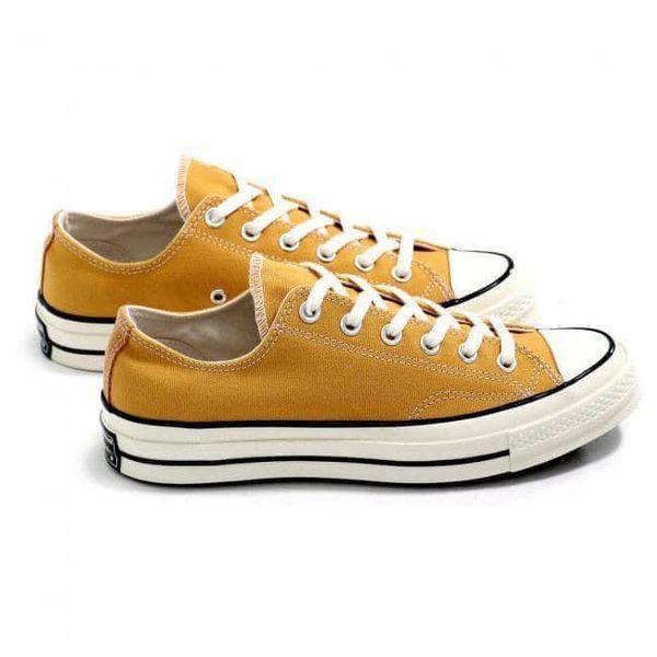 Giày Sneaker converse - vải dày dặn - đế trắng ngà vintage - Unisex - Chuck Taylor All Star 1970s Sunflower 162063C