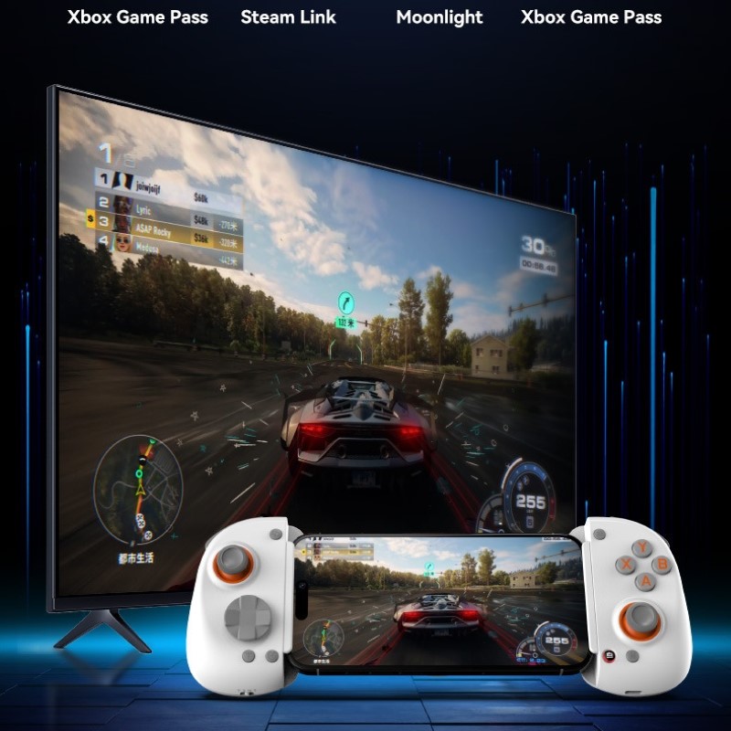 Gamepad Tay Game không dây D8 Bluetooth hoặc gắn trực tiếp điện thoại , siêu nhạy , không trễ cho điện thoại máy tính hàng nhập khẩu