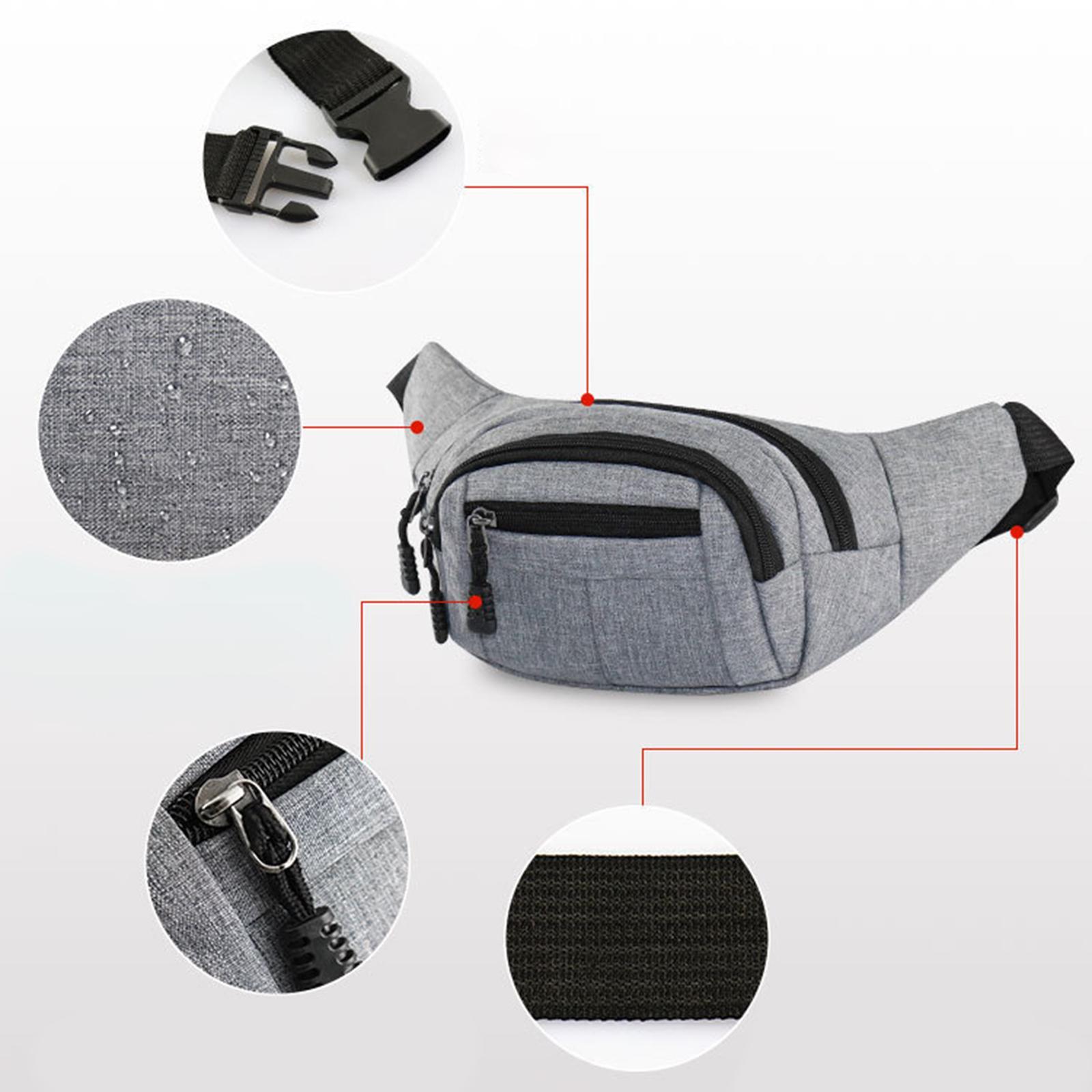 Fanny Pack Hip Bag Chest Bag Running Waist Pack for Hiking Outdoor Workout