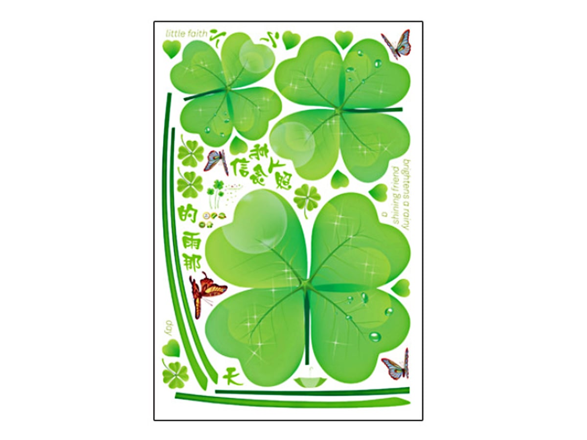 DECAL CỎ 4 LÁ