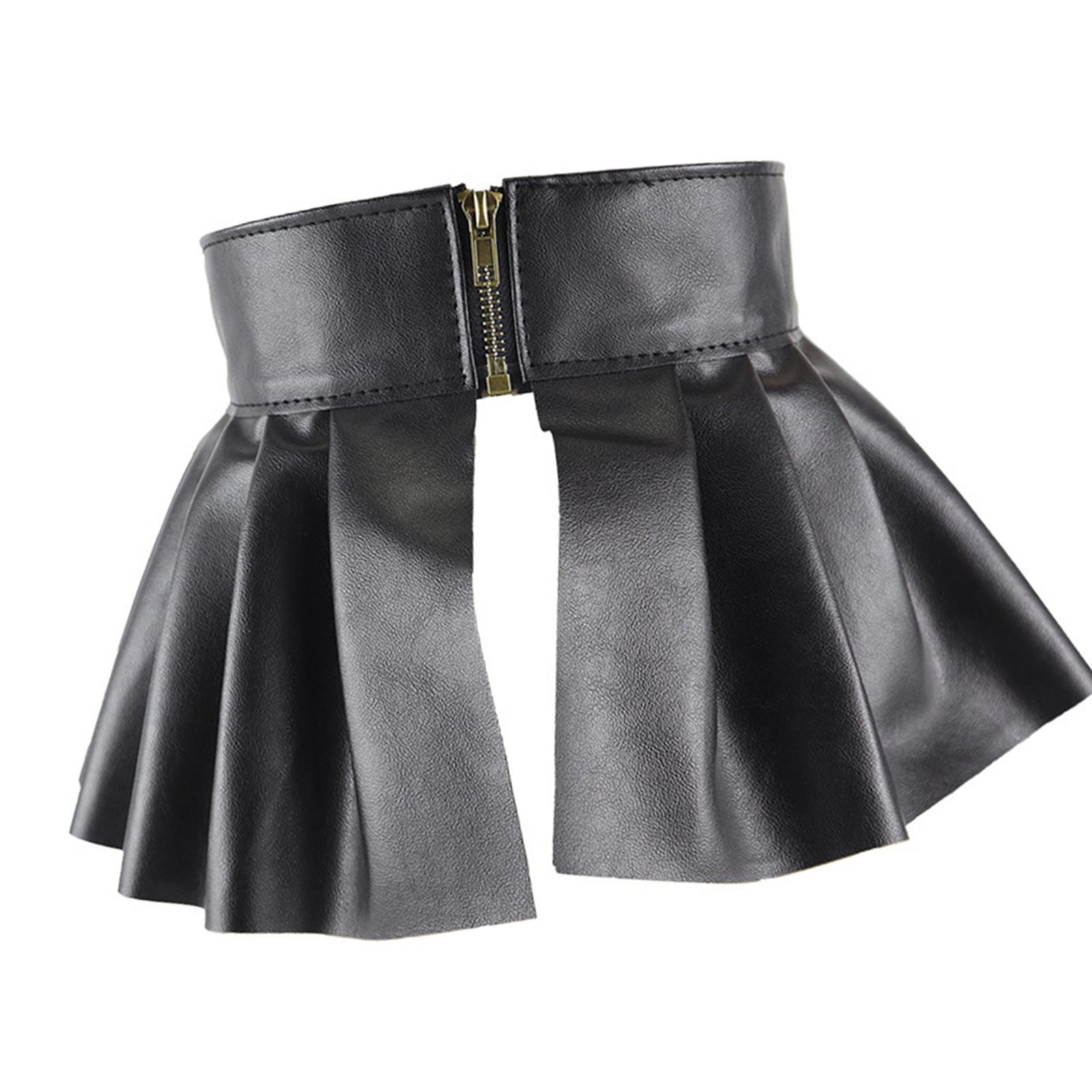 Fashion Waist Belt Skirts Wide Dresses High Waist Womens Belt Corset Ruffle