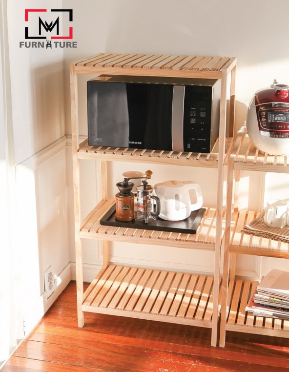 KỆ ĐỂ LÒ VI SÓNG 4 TẦNG HÀN QUỐC - OVEN RACK 4F