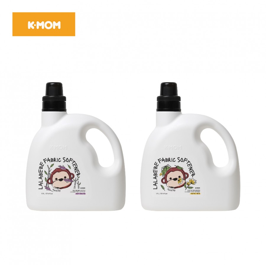 NƯỚC XẢ THUẦN CHAY LALABEBE K-MOM HÀN QUỐC HƯƠNG BẠCH DƯƠNG CHAI 1700ML