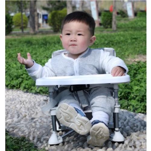 Ghế kiêm bàn tập ăn gấp gọn hợp kim nhôm cho bé Hikaru Baby ️ FREESHIP ️