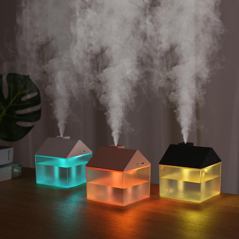 3 Trong 1 USB Nhà Máy Phun Sương Tạo Độ Ẩm 250 Ml Siêu Âm Không Phun Sương Tạo Di Động Tinh Máy Khuếch Tán Tinh Dầu Màu Đèn Ngủ humidificador