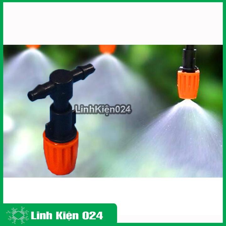 Đầu Béc Phun Sương Tưới Cây Bằng Nhựa 1 Cửa - Chữ T