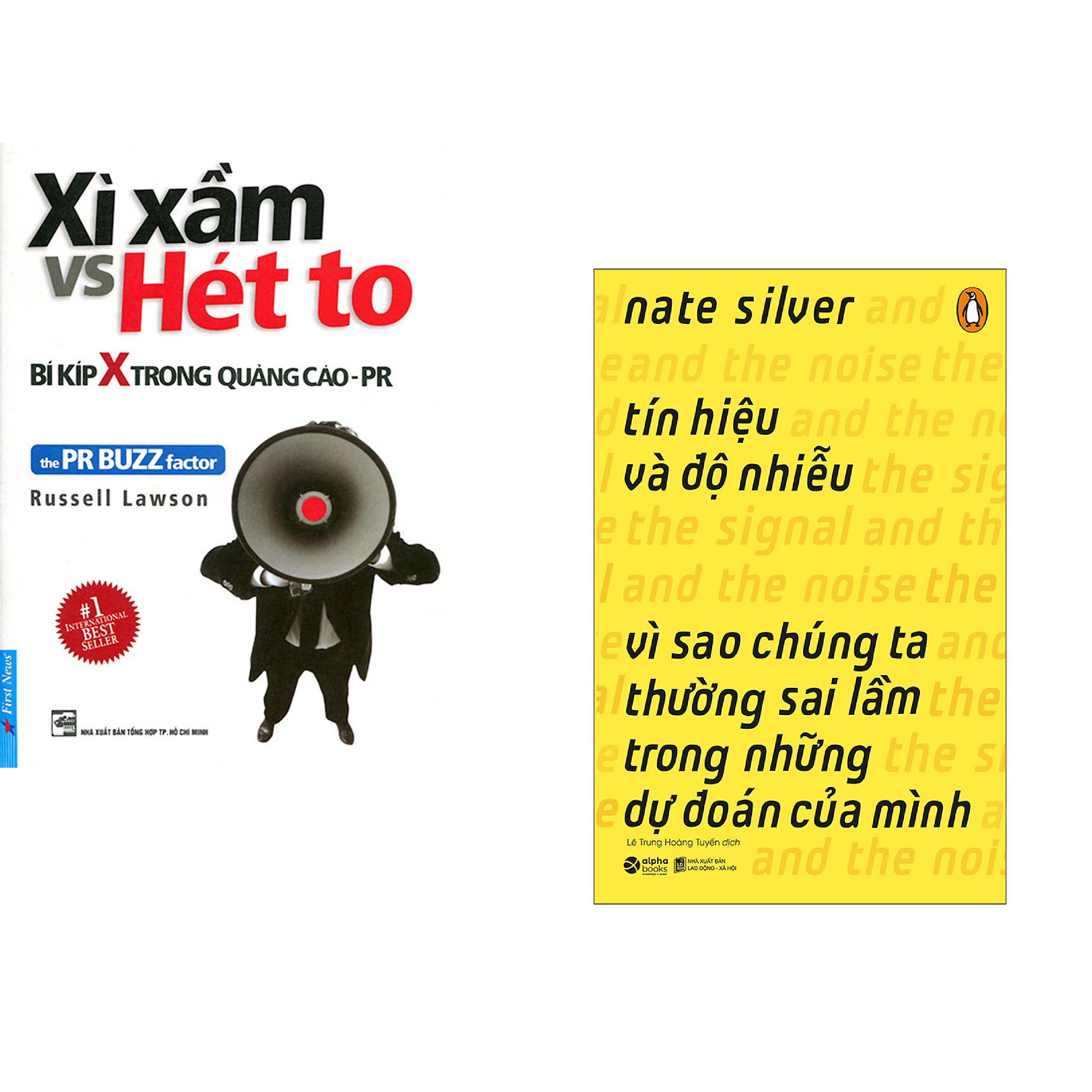Combo 2 cuốn sách: Xì Xầm 'vs' Hét To - bí kíp X trong quảng cáo + Tín Hiệu Và Độ Nhiễu