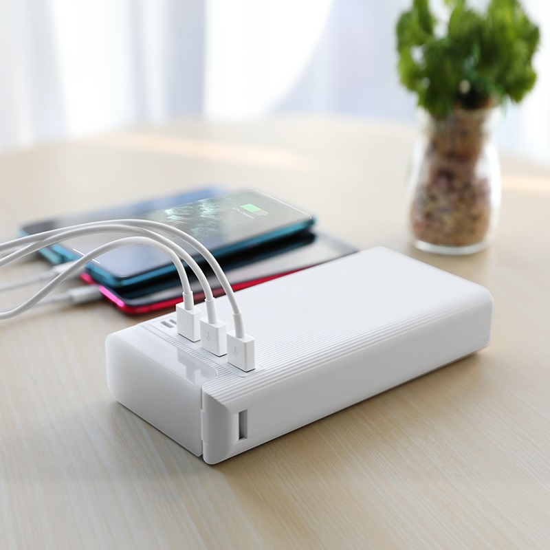 Pin Sạc Dự Phòng Hoco J62 - Dung Lượng 30.000mAh - Có Đèn LED - Hàng chính hãng