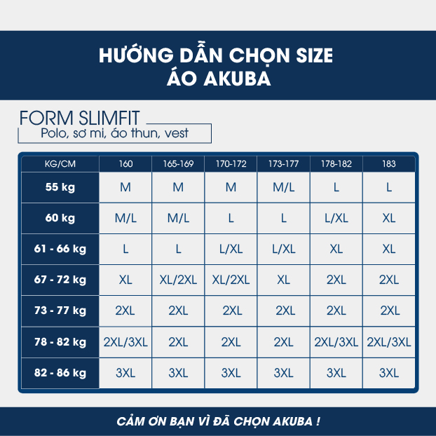 Áo sơ mi nam tay dài công sở có túi AKUBA form slimfit chất liệu Cotton thoáng khí, co giãn 01M5013